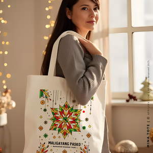MINA | Christmas Canvas Tote