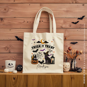 MADDIE | Halloween Trick or Treat Canvas Tote