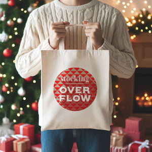 EMMA | Christmas Stocking Overflow Canvas Tote
