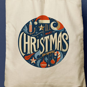 MariahAllIwantforChristmasToteCloseupcopy
