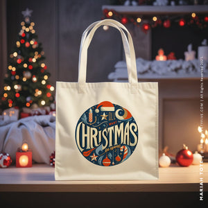 MARIAH | Christmas All I Want For Christmas Canvas Tote