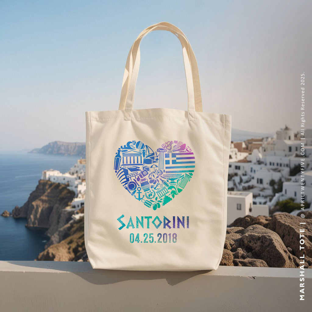 MARSHALL | Santorini, Greece Tote