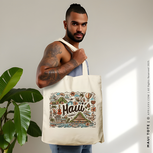 MAUI | Hawaiian Canvas Tote