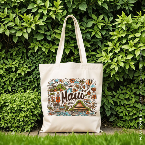 MAUI | Hawaiian Canvas Tote
