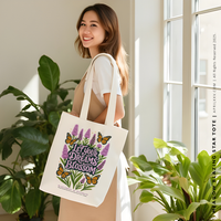 BLAZING STAR | Wildflowers of Wisconsin Tote thumbnail