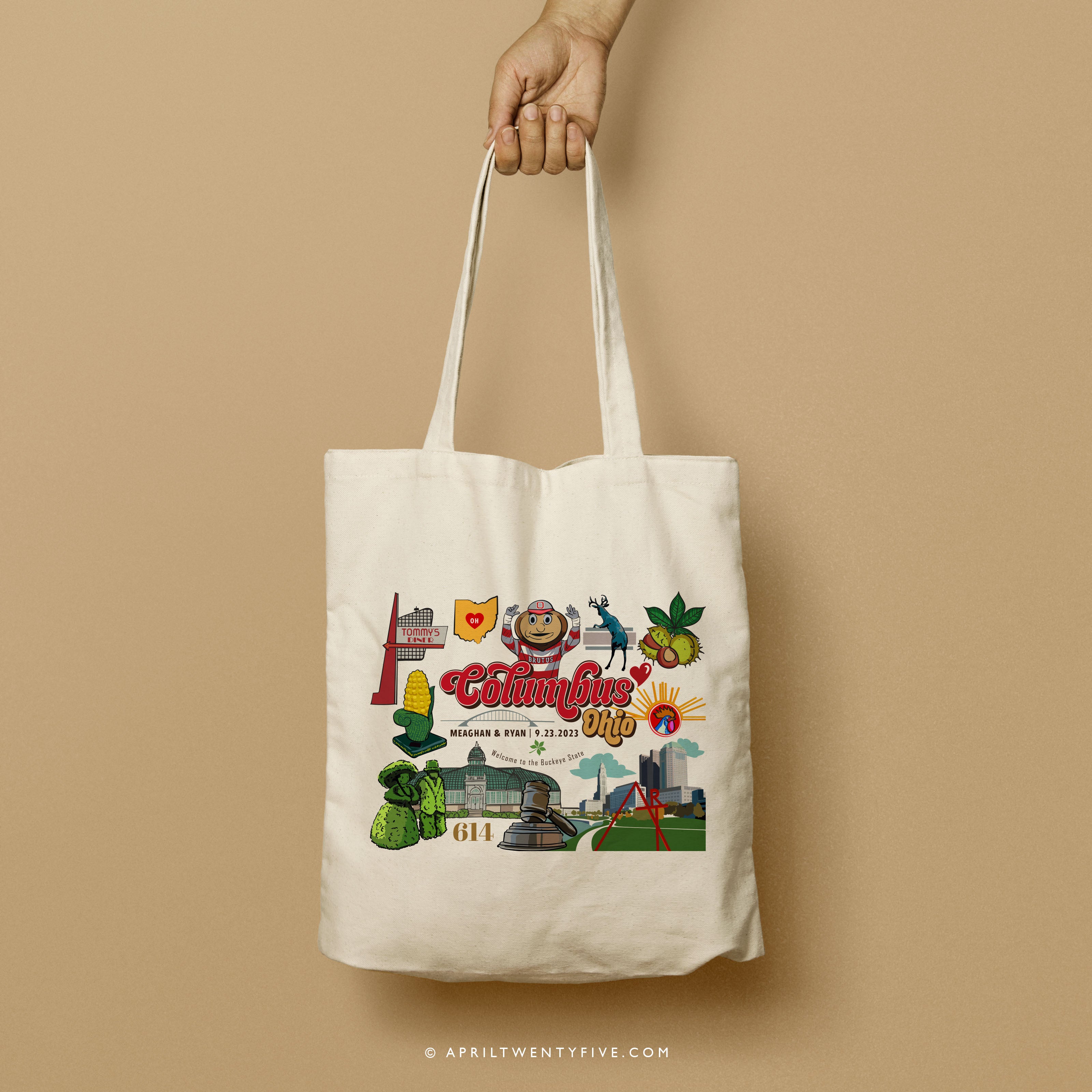 MEAGHAN | Columbus, Ohio Canvas Tote