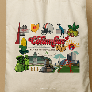 MEAGHAN | Columbus, Ohio Canvas Tote