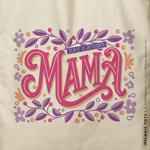 Mama Two | Personalized Canvas Tote