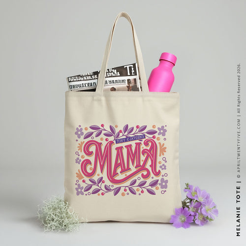 Mama Two | Personalized Canvas Tote
