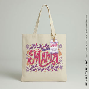 Mama Two | Personalized Canvas Tote