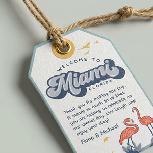 Fiona | Miami Florida Canvas Tote