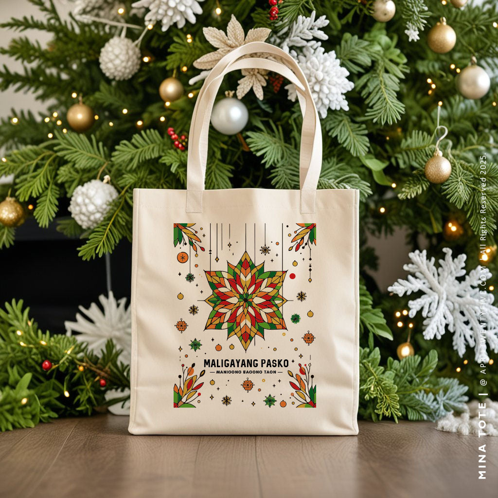 MINA | Christmas Canvas Tote