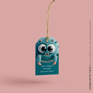 MONSTER CHARLOTTE | Halloween Canvas Tote