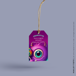 MONSTER HAILEY | Halloween Canvas Tote