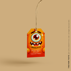 MONSTER TREVOR | Halloween Canvas Tote