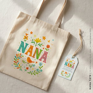 NANA Tote Bag | Personalized Grandma Gift