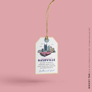 NIECEY | Nashville Tennessee Souvenir Tote (Personalized)