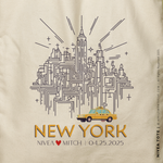 Load image into Gallery viewer, NIVEA | New York City Skyline Tote
