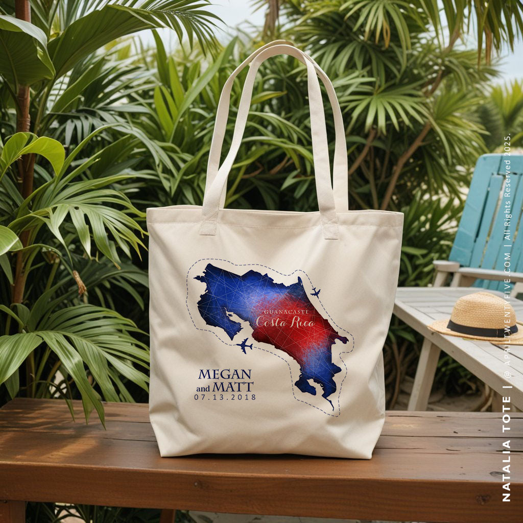 NATALIA | Costa Rica Map Tote