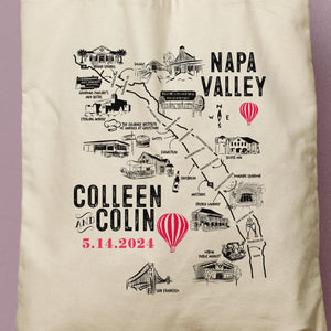 CHRIS | Napa Valley Map Tote