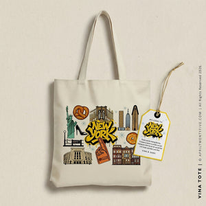 Vina | New York Canvas Tote