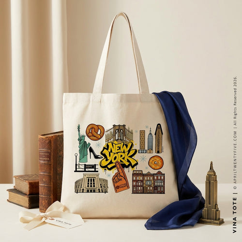 Vina | New York Canvas Tote