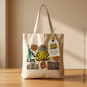 Vina | New York Canvas Tote