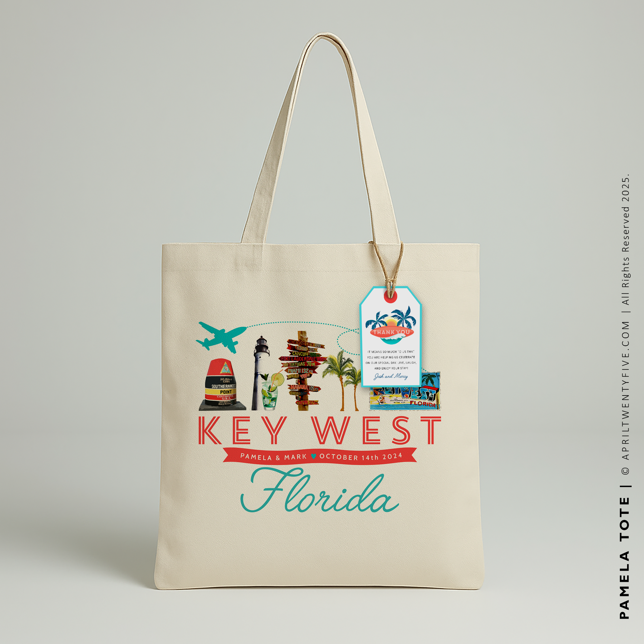 PAMELA | Key West, Florida Tote