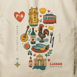 Load image into Gallery viewer, PAXTON | Portugal Map Tote
