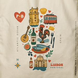 PAXTON | Portugal Map Tote