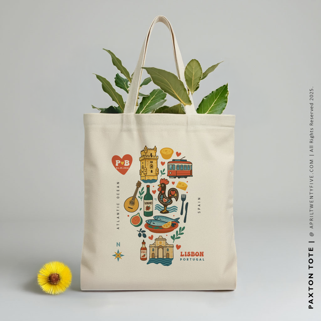 PAXTON | Portugal Map Tote