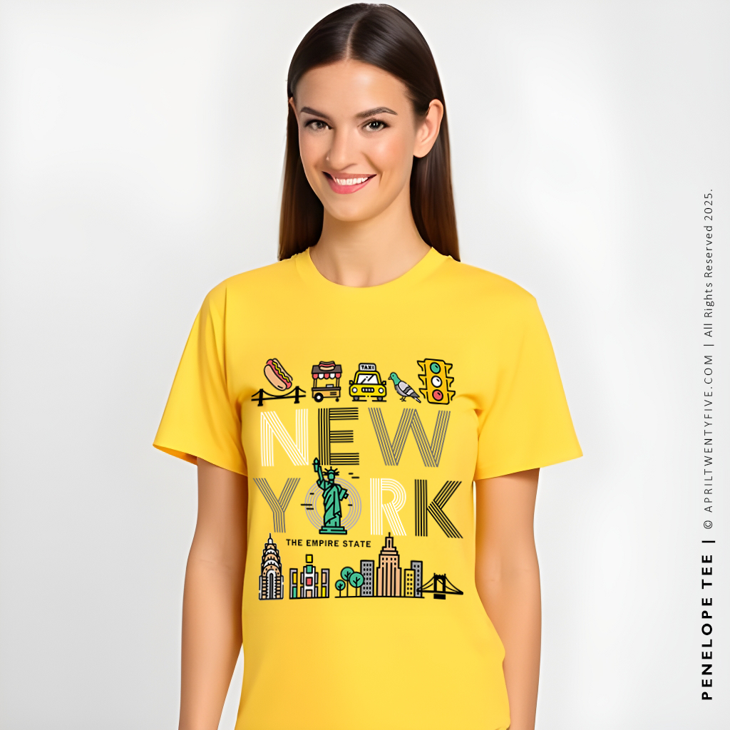 PENELOPE | New York Women's Graphic T-shirt (Personalized)