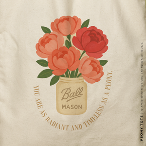 PEONY | Spring Tote