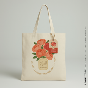 PEONY | Spring Tote (Personalized)