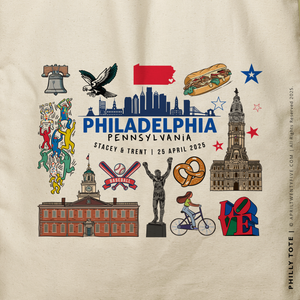 PHILLY | Philadelphia Pennsylvania Souvenir Tote (Personalized)