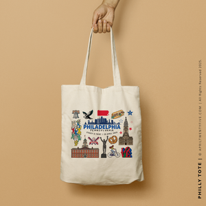 PHILLY | Philadelphia Pennsylvania Souvenir Tote