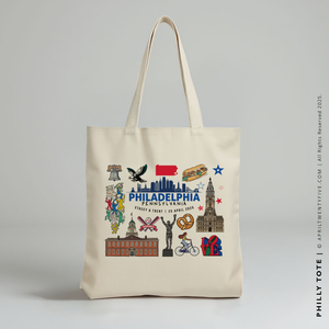 PHILLY | Philadelphia Pennsylvania Souvenir Tote
