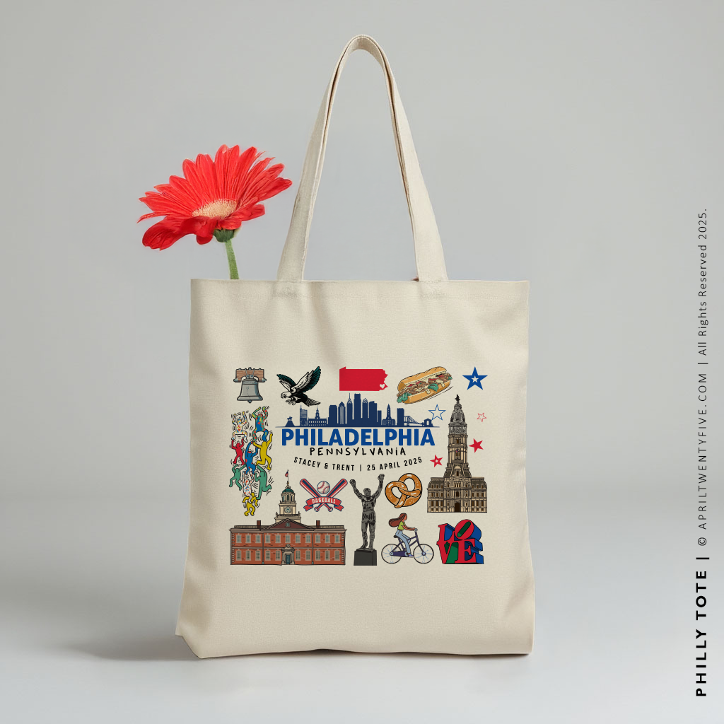 PHILLY | Philadelphia Pennsylvania Souvenir Tote