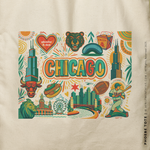 Load image into Gallery viewer, PHOEBE | Chicago, Illinois Canvas Tote
