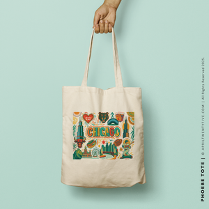 PHOEBE | Chicago, Illinois Canvas Tote