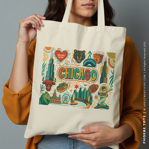 PHOEBE | Chicago, Illinois Canvas Tote