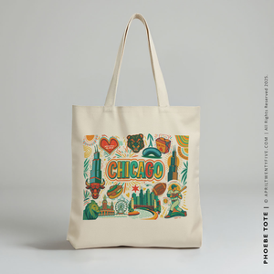PHOEBE | Chicago, Illinois Canvas Tote