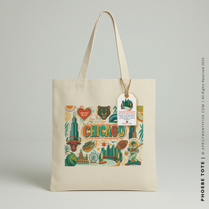 PHOEBE | Chicago, Illinois Canvas Tote