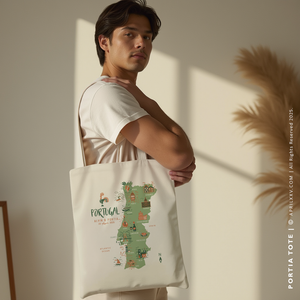 PORTIA | Portugal Map Tote