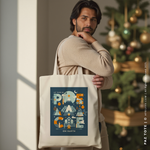 Load image into Gallery viewer, PAZ | Christmas Canvas Tote
