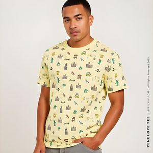PENELOPE | New York Repeating Pattern Men's Graphic T-shirt