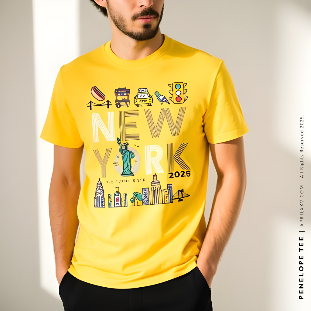 PENELOPE | New York Men's Graphic T-shirt (Personalized)