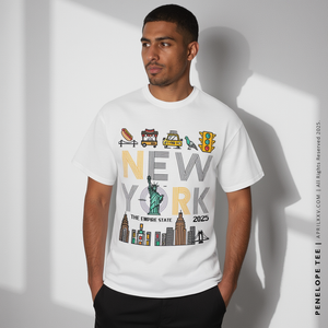 PENELOPE | New York Men's Graphic T-shirt (Personalized)