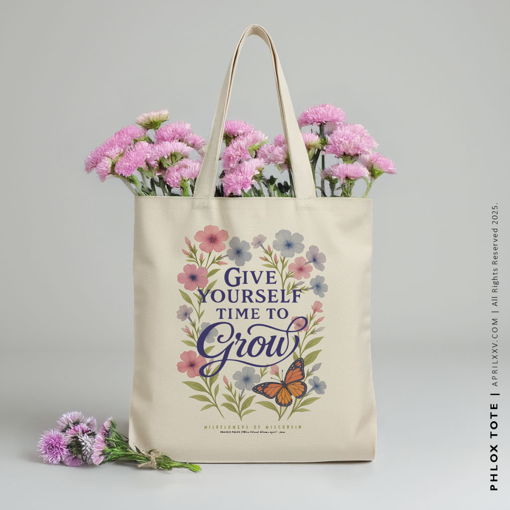 PRAIRIE PHLOX | Wildflowers of Wisconsin Tote