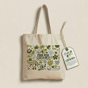 Faye | Costa Rica Canvas Tote